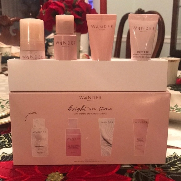 Brand New Wander Beauty Bright On Time 4-Piece Mini-Taskers Skincare Gift Set - Picture 13 of 13